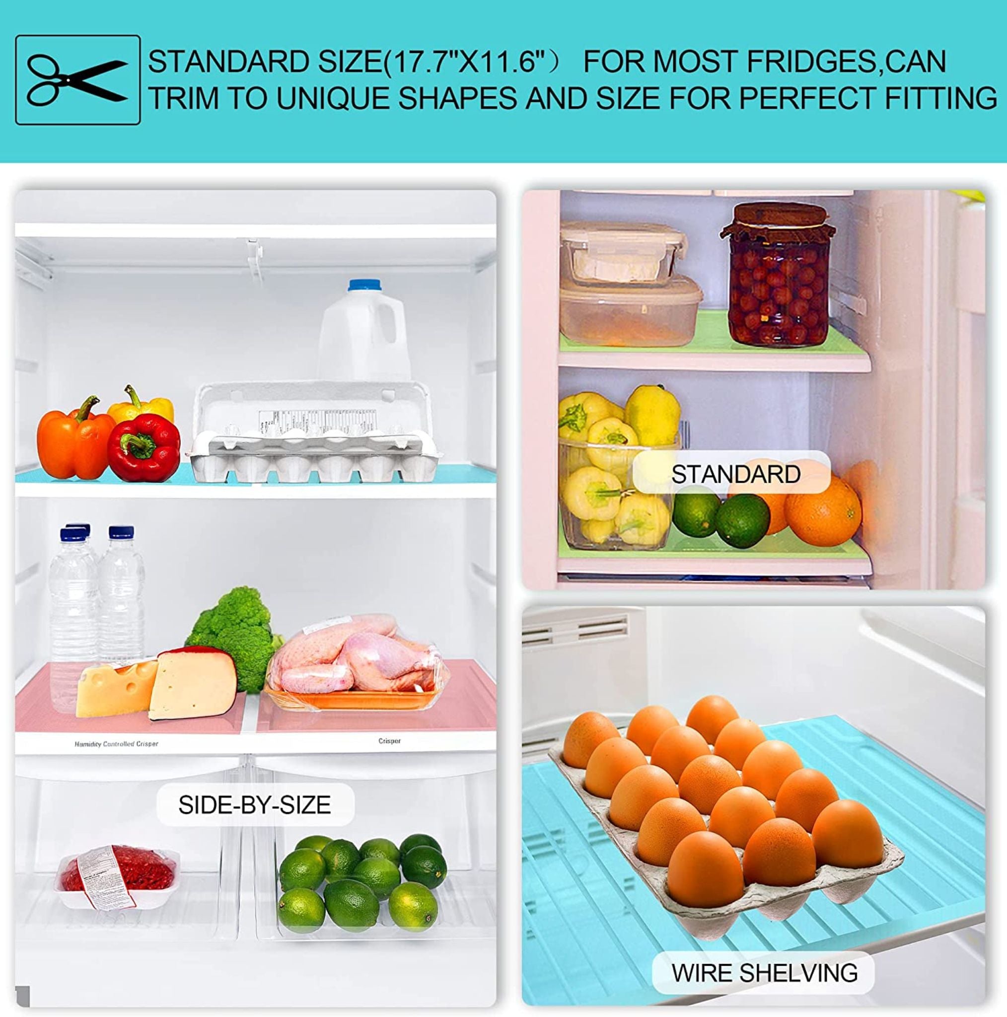 Multipurpose Anti-Slip Mat – Ideal for Fridge, Bathroom, Kitchen, Drawer, Shelf (SIZE 45x150cm)