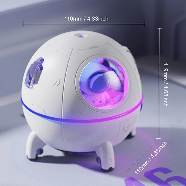 Astronaut Air Humidifier 220ml with Night Light - Modish Bazar