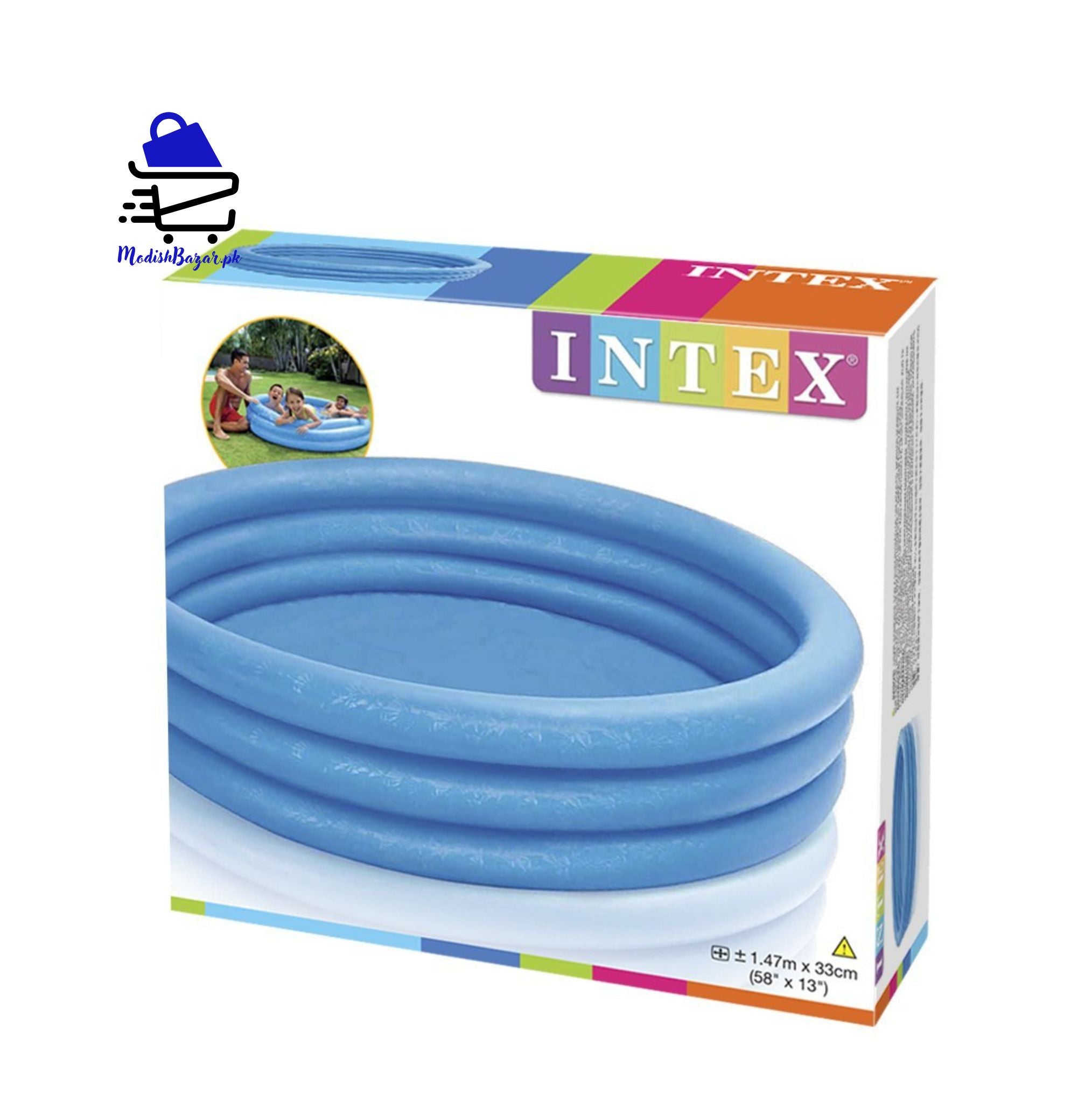 Classic Round Pool for Kids 58 x 13 Inches

