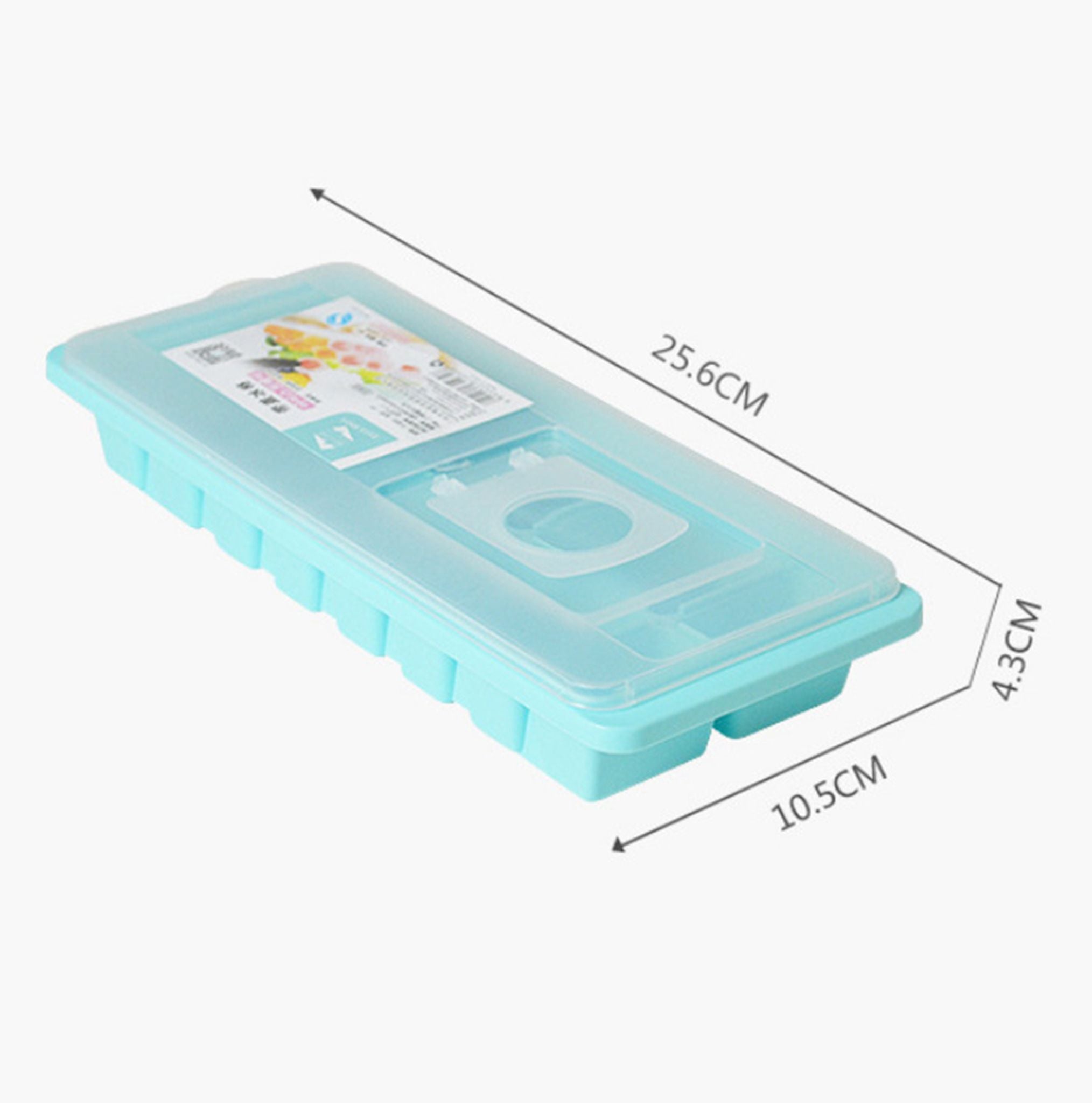 Silicone Ice Cube Tray with Lid – Flexible Mold