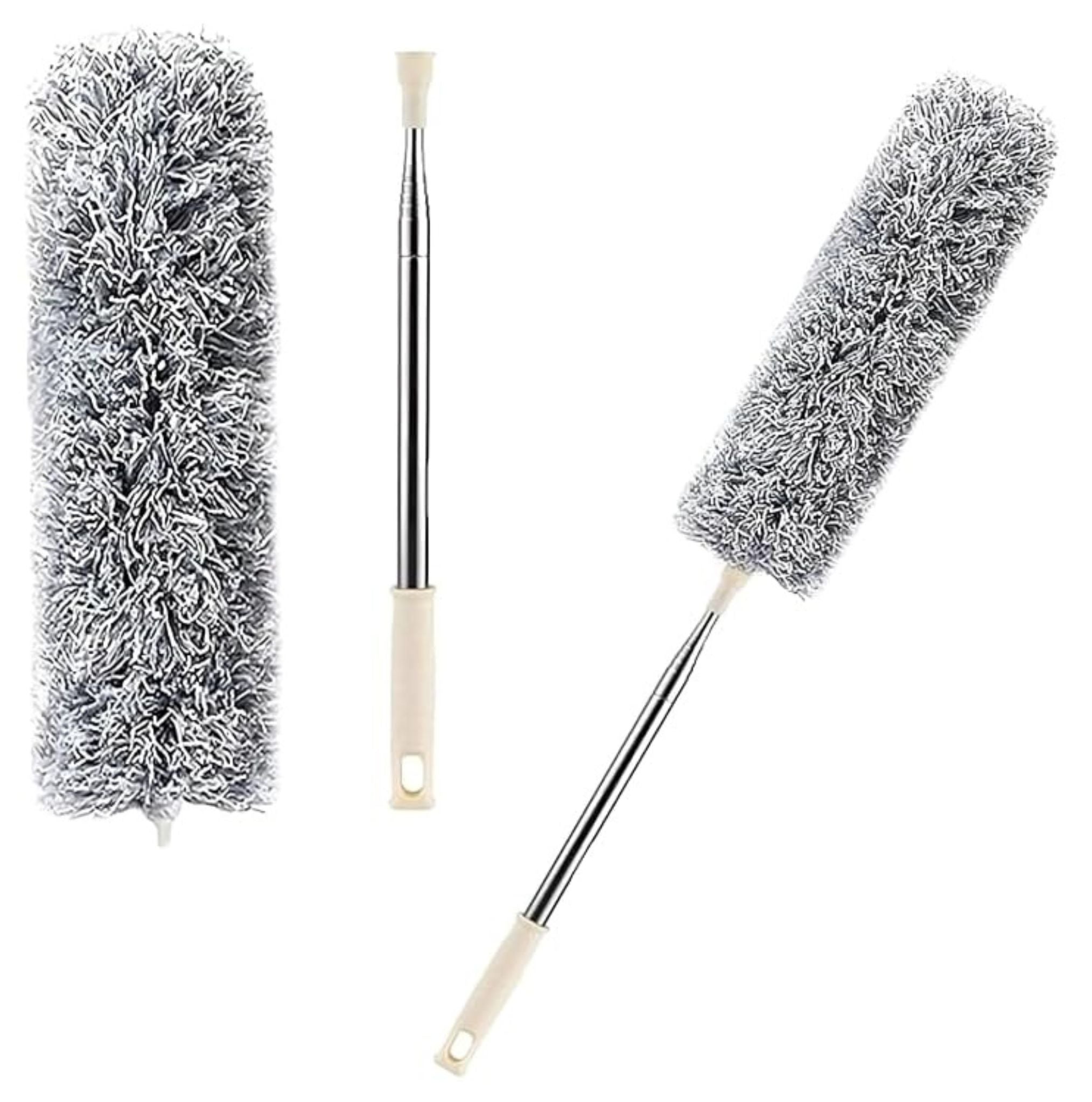 Flexible Microfiber Duster with Long Extendable Rod