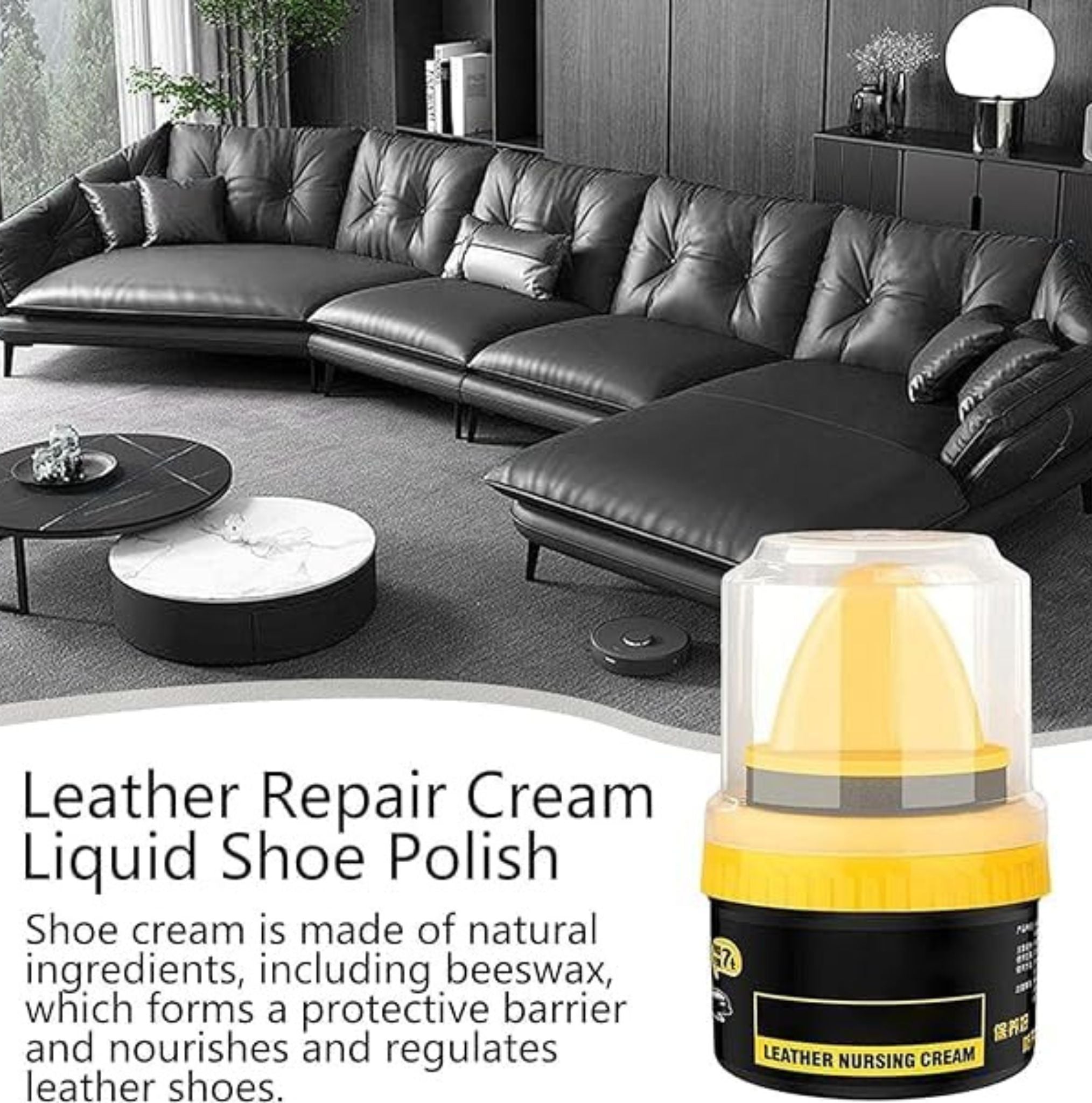 Cream Liquid Leather Shoe Polish – Leather Cleaner & Repairing Polish