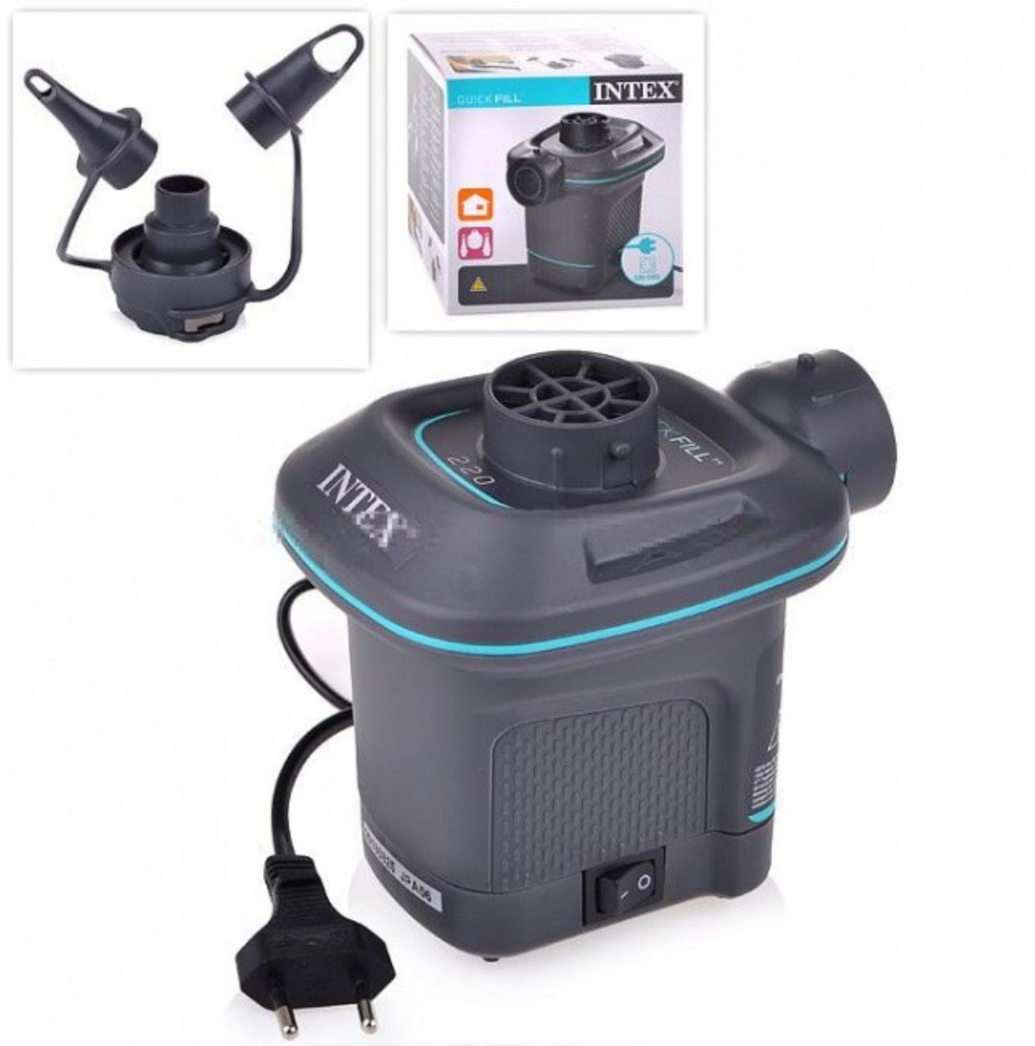 Intex 66640 Quick-Fill AC Electric Pump 220-240V