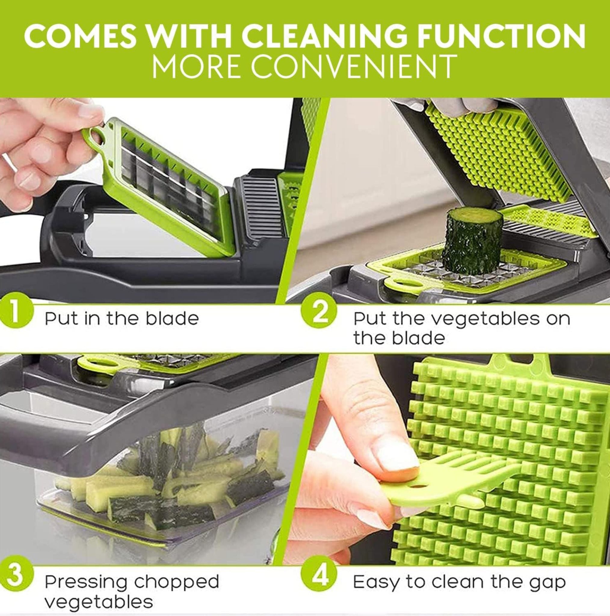 16-in-1 Multi-Functional Vegetable Cutter & Chopper