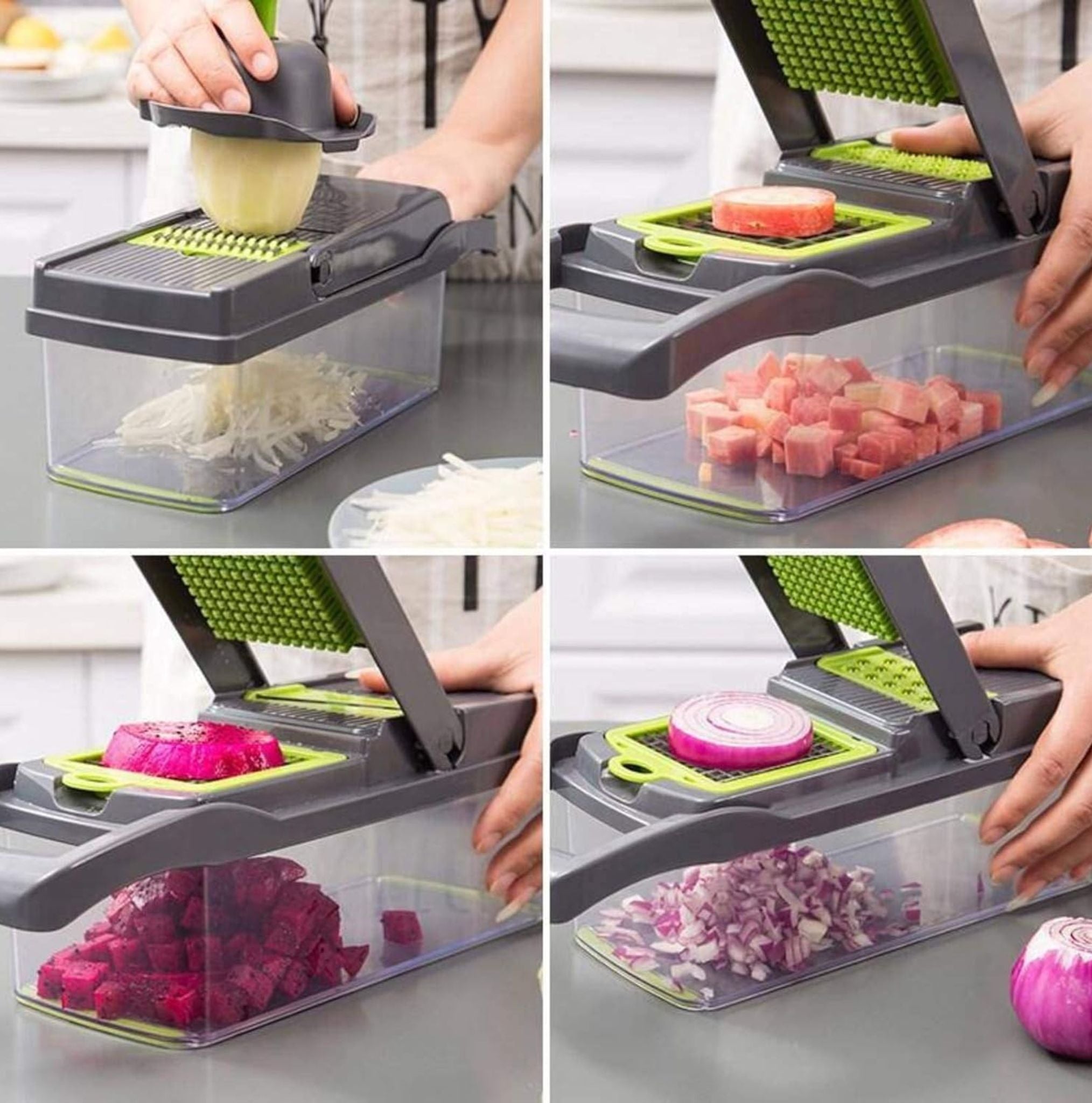 16-in-1 Multi-Functional Vegetable Cutter & Chopper