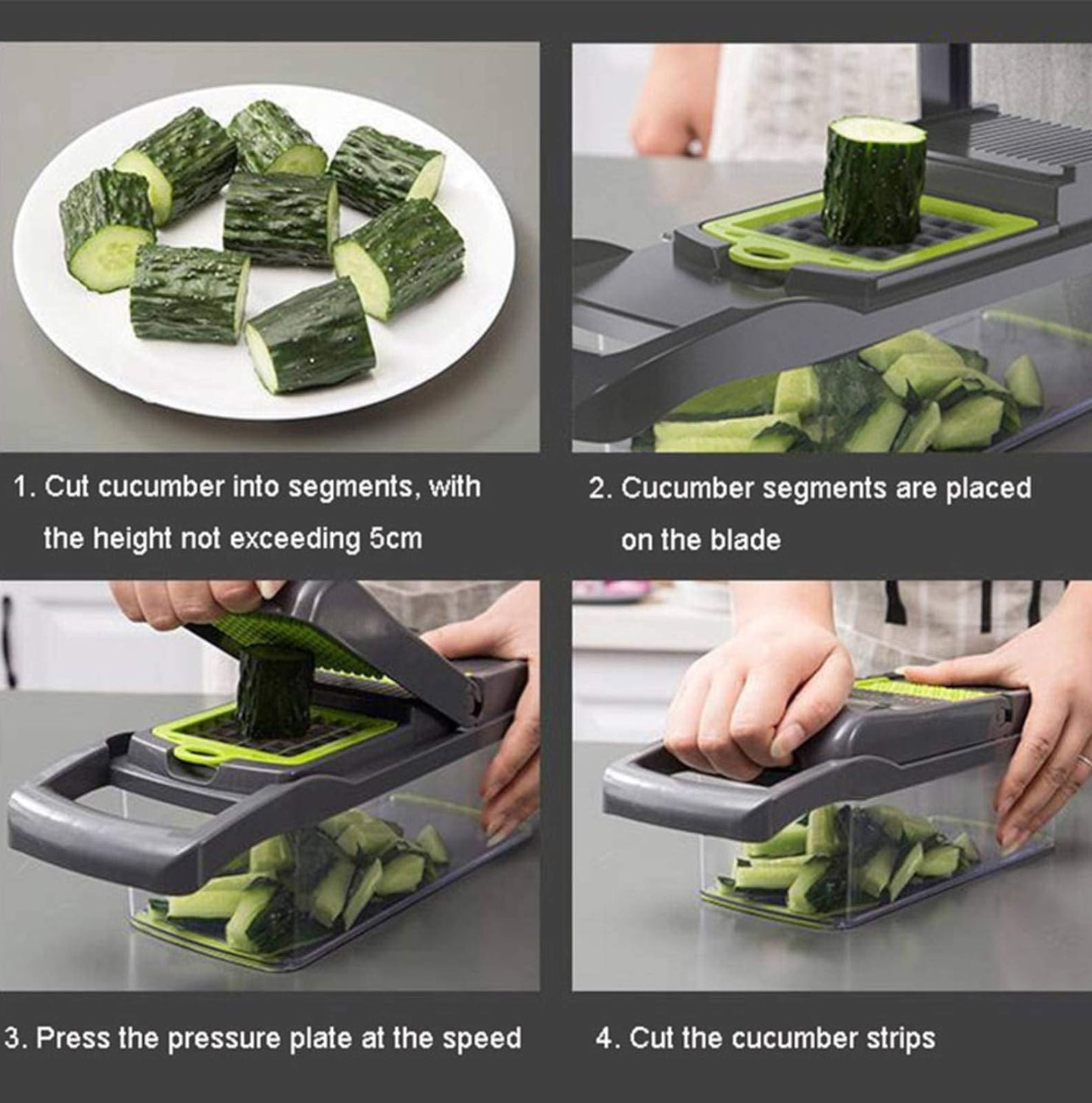 16-in-1 Multi-Functional Vegetable Cutter & Chopper