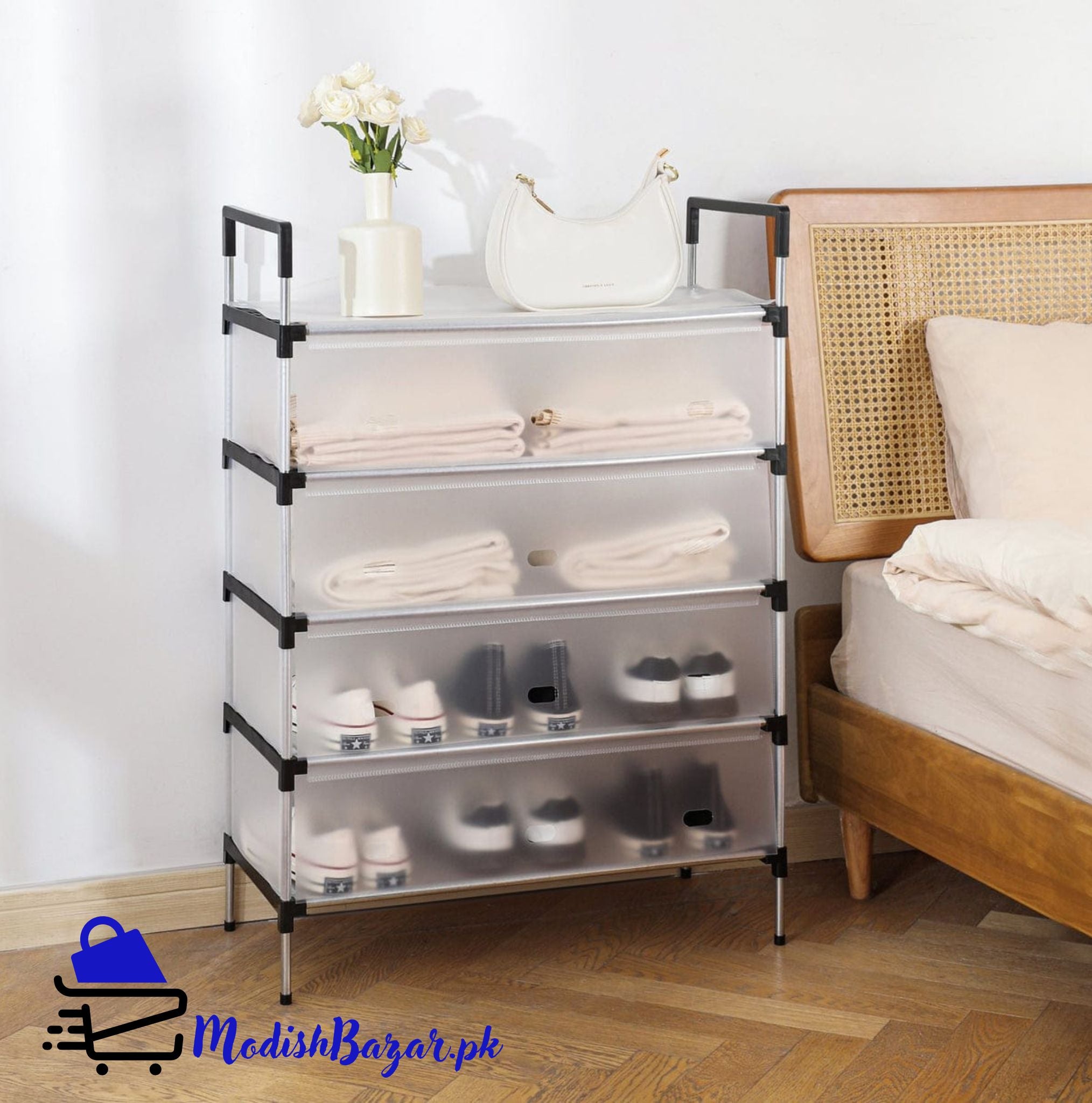 Dustproof Multi-Layer Shoe Rack in Pakistan 