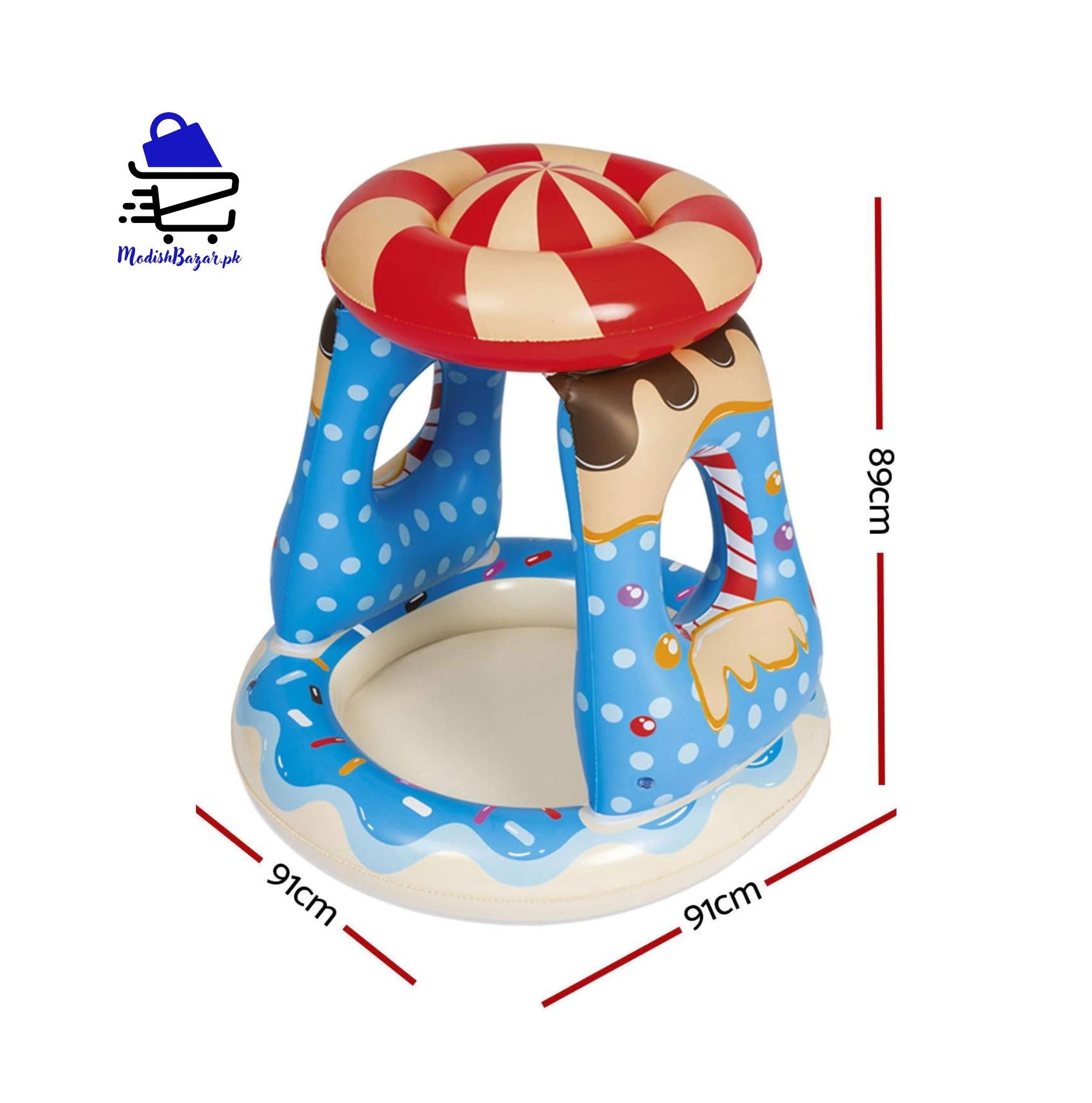 Bestway Candyville Inflatable Kids Pool Play Center 52270

