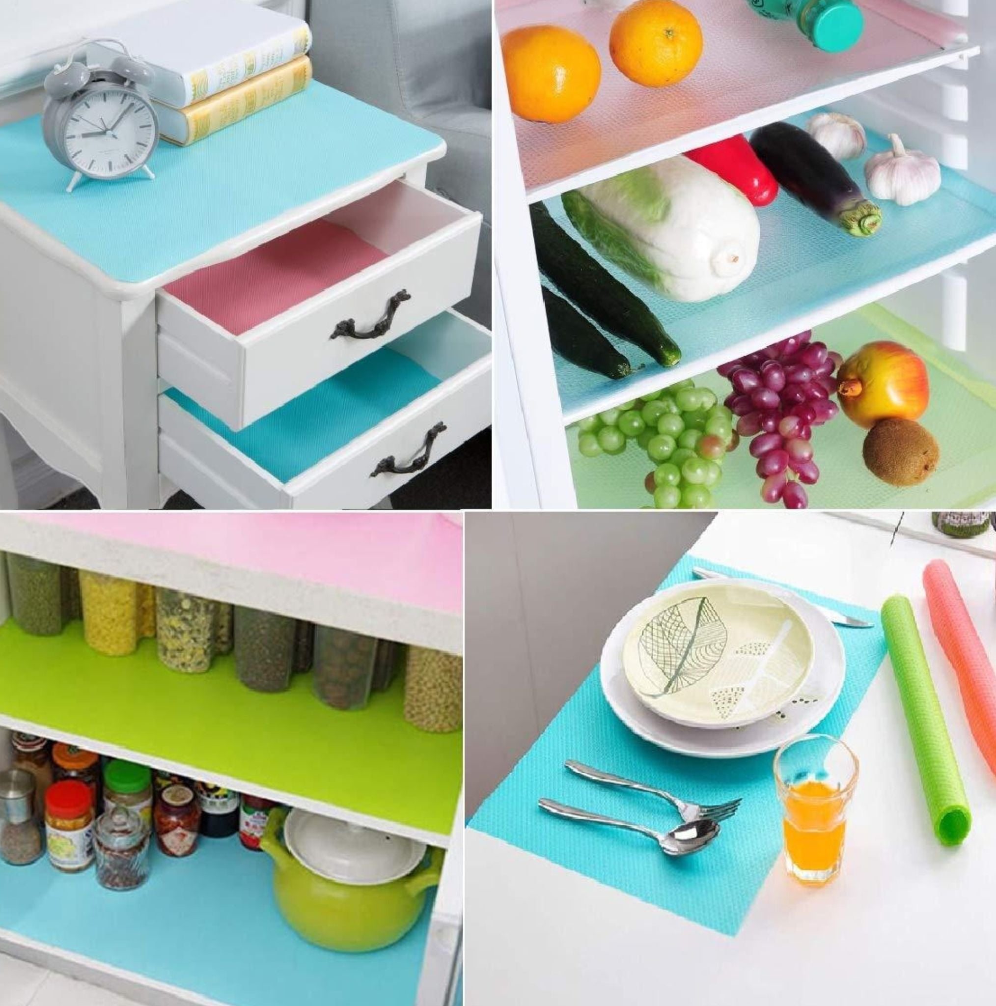 Multipurpose Anti-Slip Mat – Ideal for Fridge, Bathroom, Kitchen, Drawer, Shelf (SIZE 45x150cm)