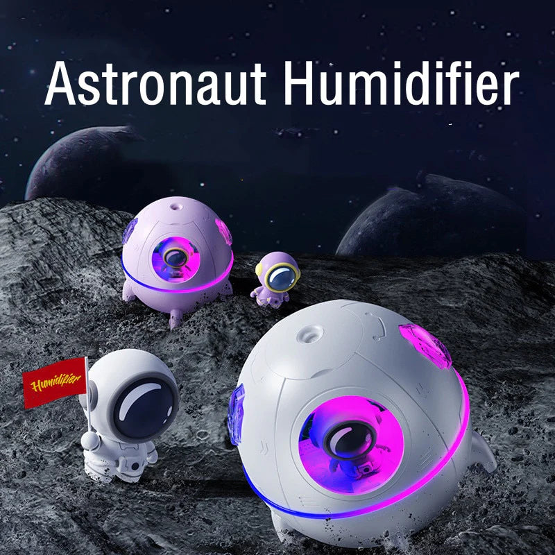 Astronaut Air Humidifier 220ml with Night Light - Modish Bazar