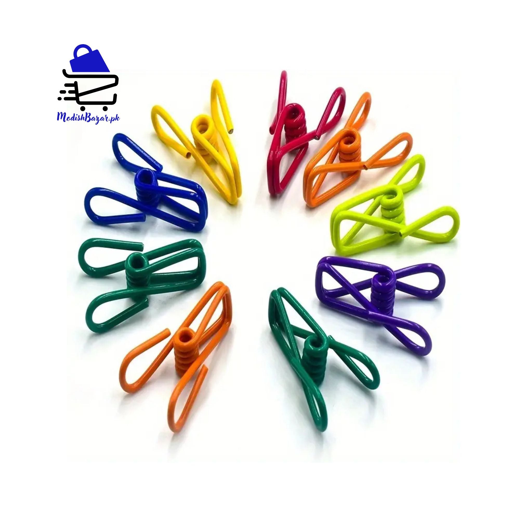 12 Pack Premium Metal Clothes Pins Heavy-Duty Clips