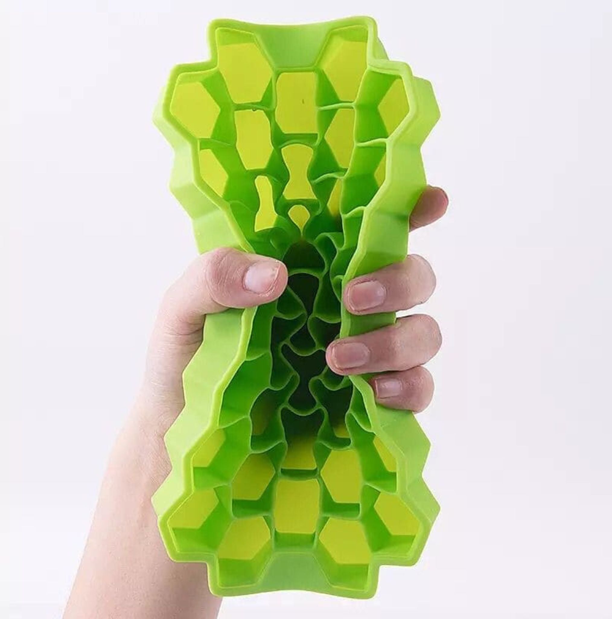 Silicone Ice Cube Tray with Lid – 37-Cell Flexible Mold
