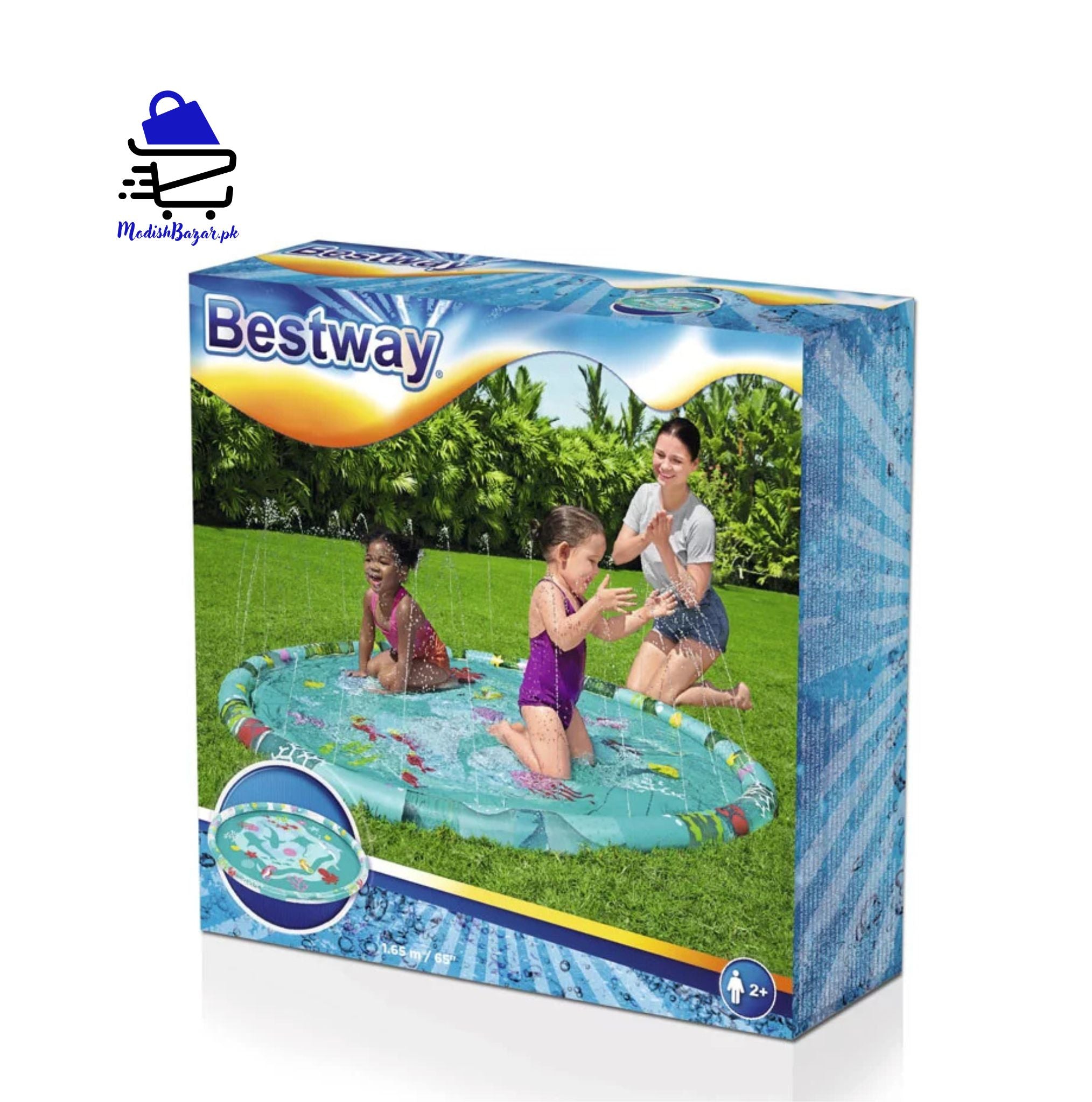 Bestway 52487 Splash‑in‑Shade Splash Pad Spray Fountain