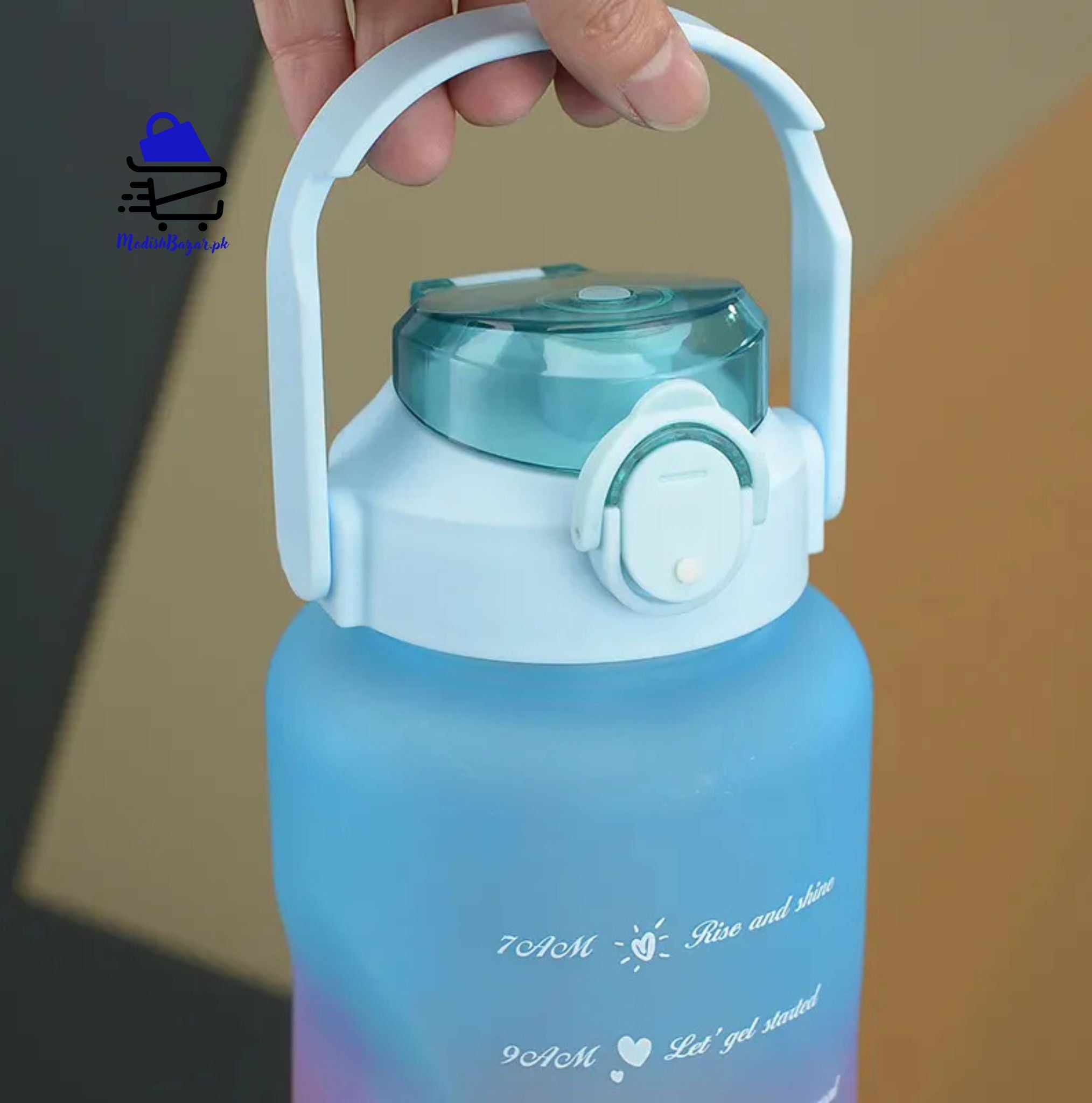3 pcs Motivational Gradient Water Bottle Set – Stay Hydrated in Style!