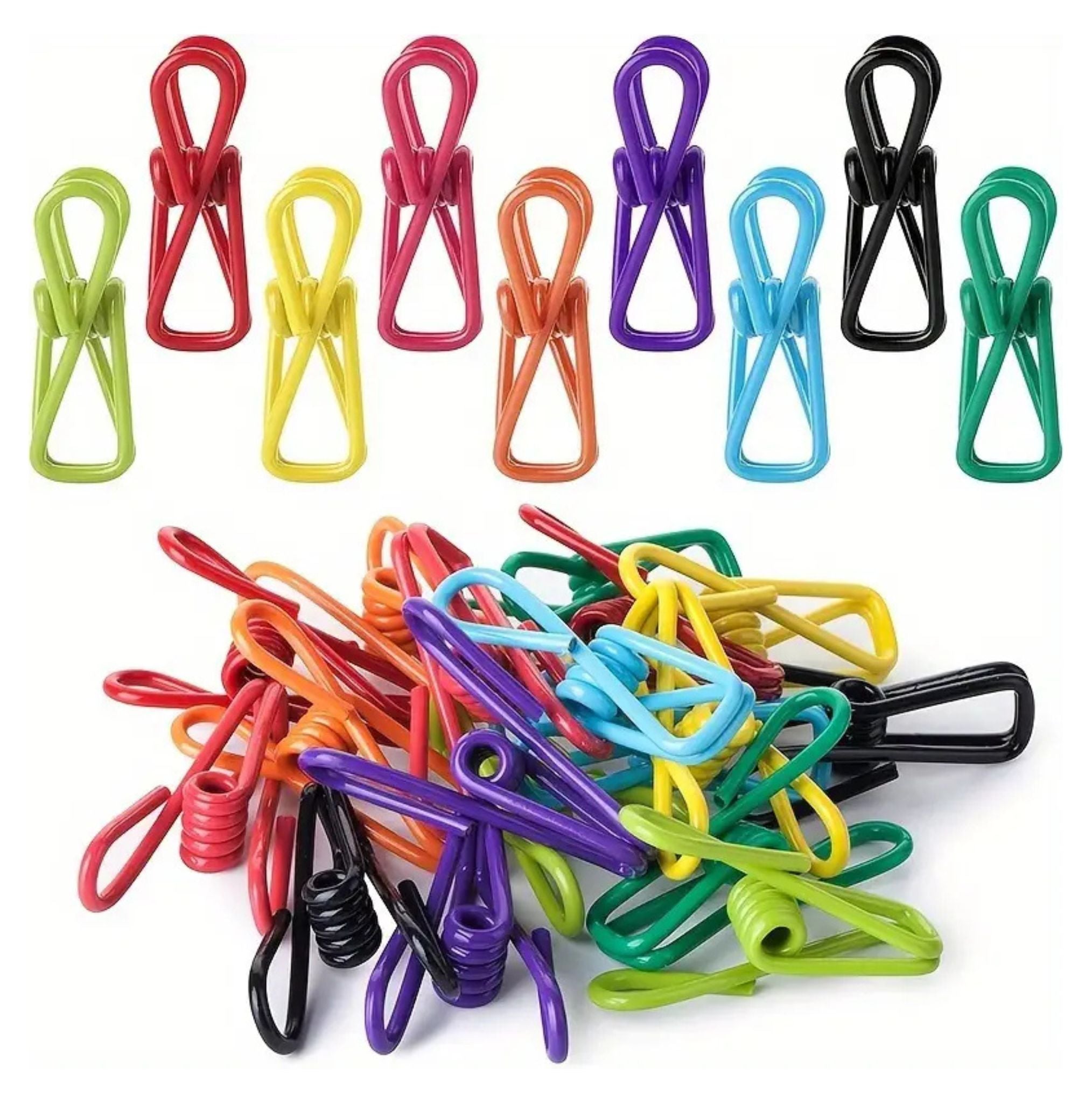 12 Pack Premium Metal Clothes Pins Heavy-Duty Clips