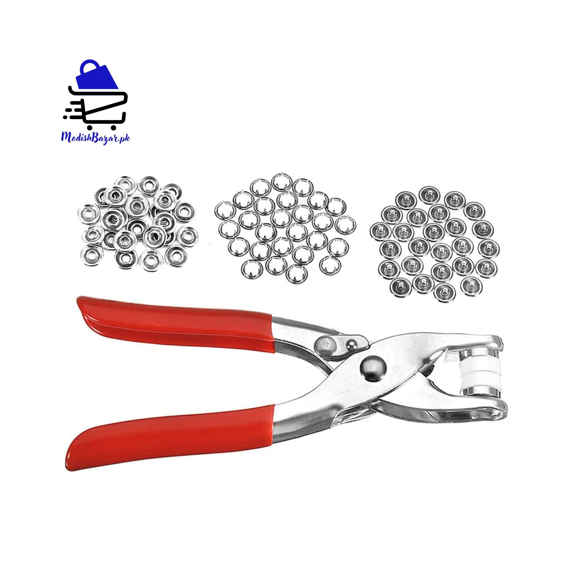 Metal Button Pressing Tool – Snap Fastener Hand Press Tool for DIY Crafts, Clothes & Bags